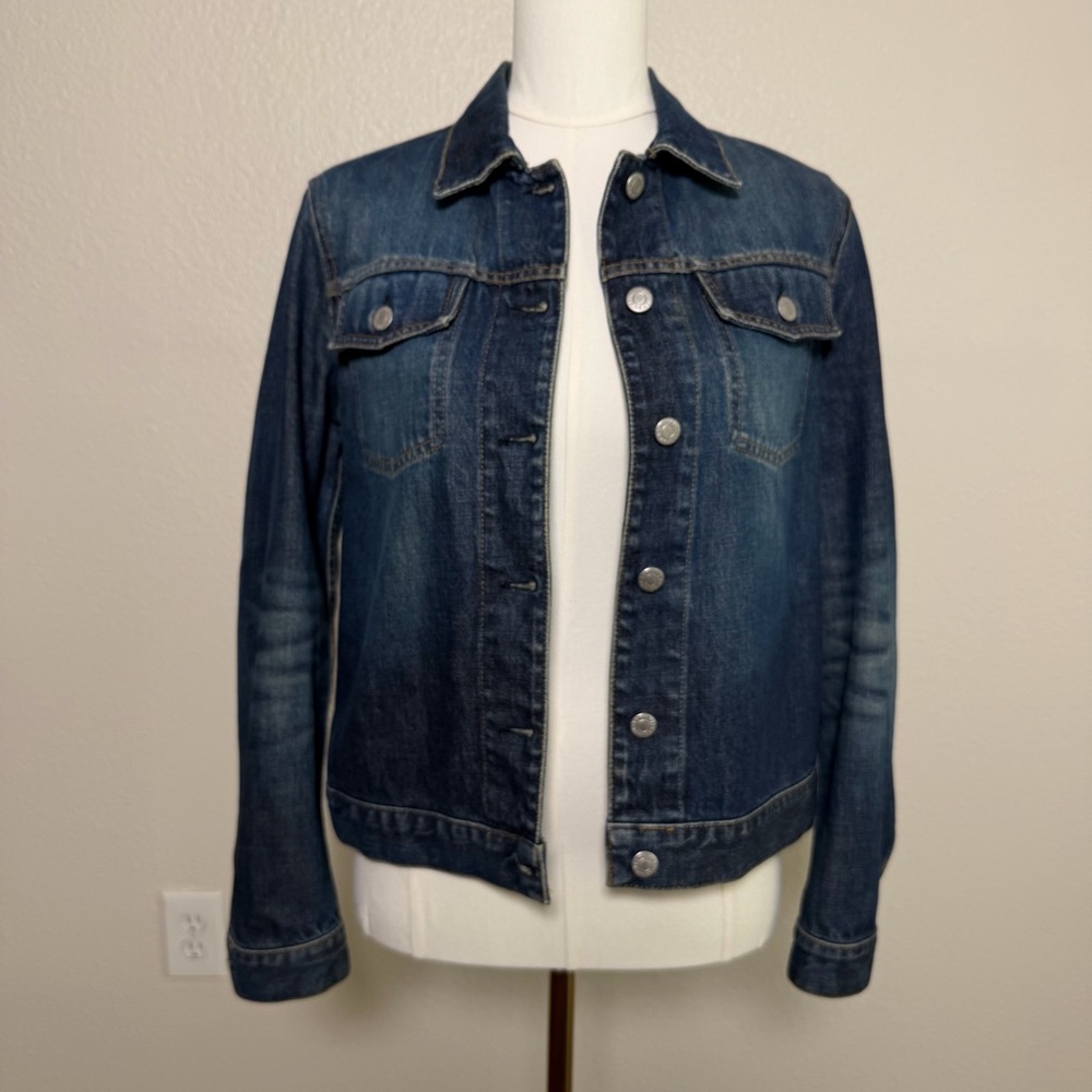 Helmut Lang Vintage Classic Denim Jacket Dark Wash Made in Italy Size M (42)